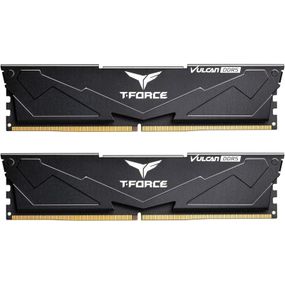 Модуль памяти для компьютера DDR5 32GB (2x16GB) 6000 MHz T-Force Vulcan Black Team (FLBD532G6000HC38JDC01)