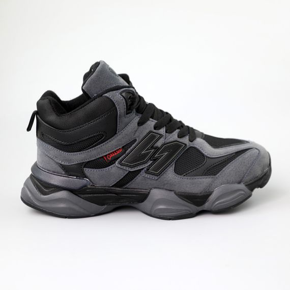 Кросівки чоловічі термо вологостійкі 590419 Сірі чорні 41 42 43 44 45 46