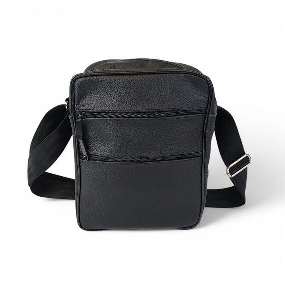 Стильна чоловіча шкіряна сумка через плече – преміальна якість та місткість, велика чоловіча сумка | Зображення 8