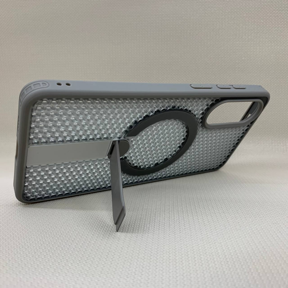 Чохол магнітний для Samsung S25 Edge Wlons Hybrid MagSafe матовий протиударний PC+TPU Сірий | Зображення 1