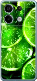 Чохол на Xiaomi Redmi Note 13 5G Зелені часточки лимона "852u-3346-2448"
