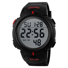 Чоловічий годинник Skmei 1068RD Black-Red