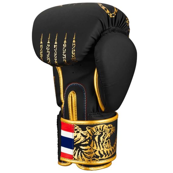 Боксерські рукавиці Phantom Muay Thai Black Gold 16 унцій (Бинти 4м. в подарунок) | Зображення 3