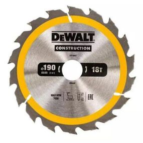 Диск пилковий DeWALT СONSTRUCTION 190 х 30 мм (DT1943)