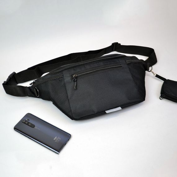 Чоловіча бананка через плече, Містка бананка, Борсетка сумка на пояс Стильна чоловіча на пояс NL-72 | Зображення 5