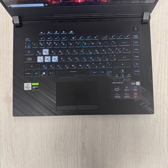 Игровой ноутбук Б-класс Asus ROG Strix G15 G512LI / 15.6" (1920x1080) IPS / Intel Core i5-10300H (4 (8) ядра по 2.5 - 4.5 GHz) / 16 GB DDR4 / 512 GB SSD / nVidia GeForce GTX 1650 Ti, 4 GB GDDR6, 128-bit б/у | Зображення 2