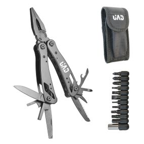 Мультитул професійний UAD BasicCraft 12 інструментів 420 Чорний