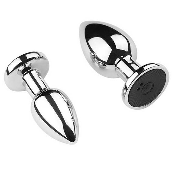 Сталевий анальний корок із вібрацією Nexus Cestos USB 3,5см | Зображення 2