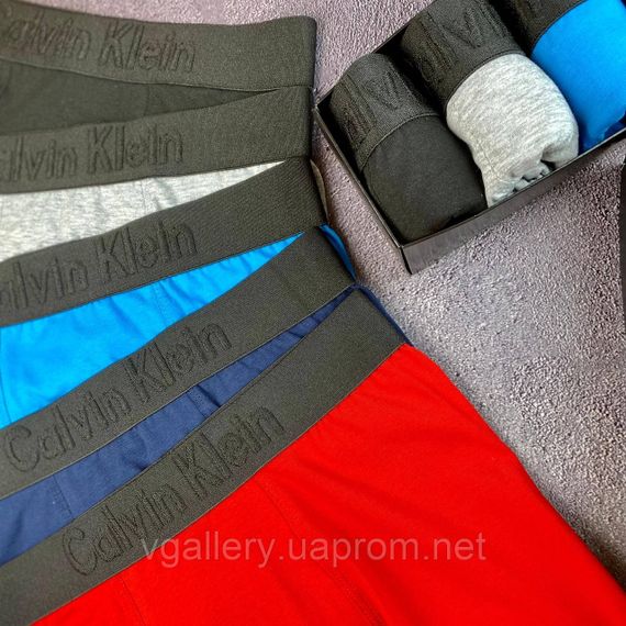 Труси CK. Чоловічі труси. Набір чоловічих трусів 4 штуки 3ХЛ | Зображення 2