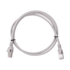Патч-корд 2E  САТ 5e, FTP, 1м, 26AWG, RJ45, 7/0.16, Cu, LSZH, сірий (2E-PC5ECU-FTP1LSZH-GRY)