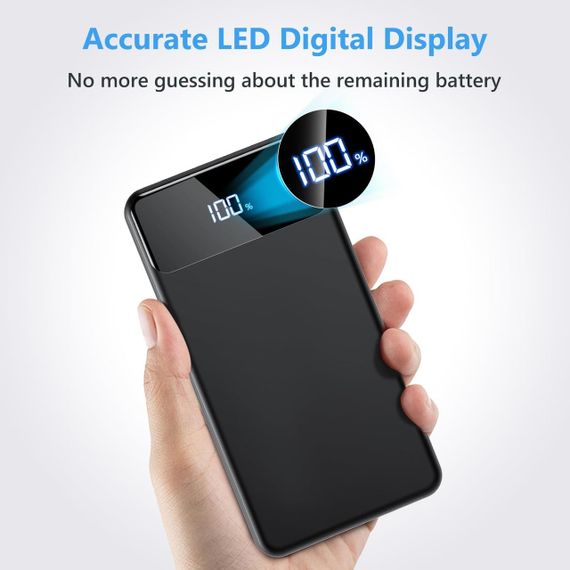 Портативний зарядний пристрій Power Bank OHOVIV 12000 мА·г, PD22.5 Вт, швидка зарядка, USB-C/USB-A | Зображення 3