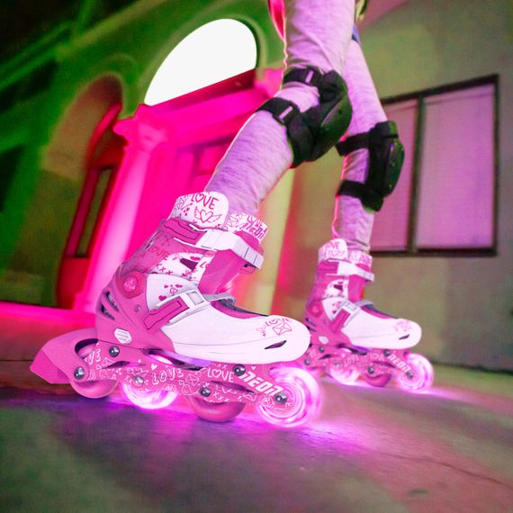 Роликовые коньки Neon Combo Skates Розовый (Размер 34-38) (NT10P4) | Зображення 7