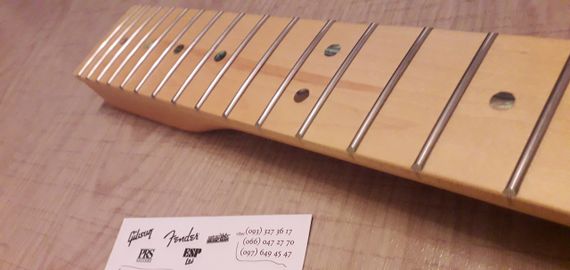 Гриф клен накладка клен для электрогитары гитары Fender Telecaster TL China Custom ПРОПИТКА | Зображення 8