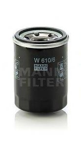 Фільтр масляний двигуна HONDA ACCORD 96-, CR-V 95- (вир-во MANN) MANN-FILTER W6106 на HONDA BALLADE IV Наклонная задняя часть (EC, ED, EE)
