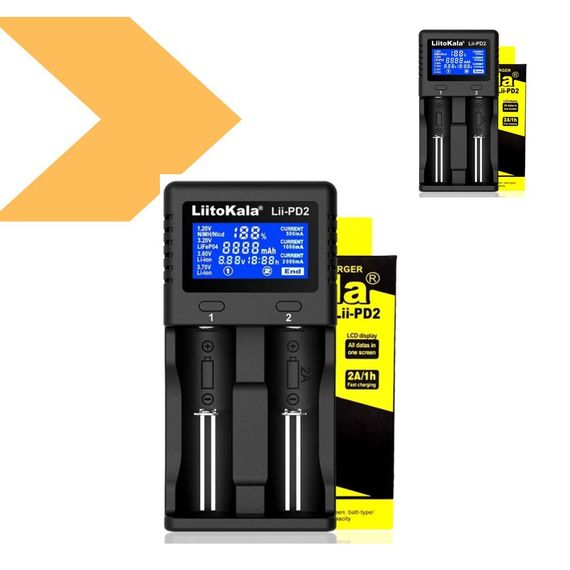 Універсальний зарядний пристрій з підтримкою різних типів акумуляторів LiitoKala Lii-PD2 (46675-LiitoKala Lii-PD2_428) | Зображення 1