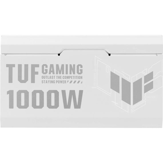 Блок живлення ASUS 1000W TUF-GAMING-1000G-WHITE PCIE5 (90YE00S5-B0NA00) | Зображення 4