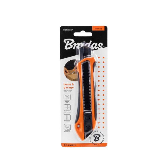 Ніж для шпалер Bradas PVC TPR 18 мм (DIY-KN1821) | Зображення 1