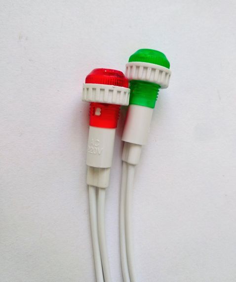 Лампа сигнальна 220В з клемами для бойлера,котла | Зображення 3