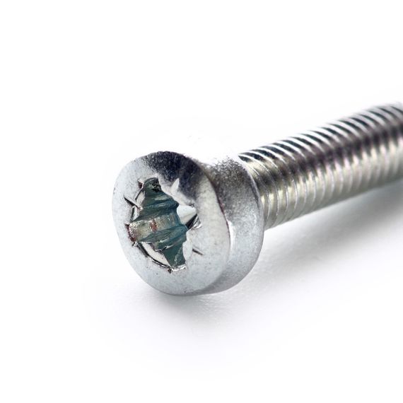 Гвинт метричний із циліндричною закругленою головкою М8*70 DIN 7985 кл. пр. 4,8 цинк білий (пач 20 шт.) APRO 5M58070-21 | Зображення 3