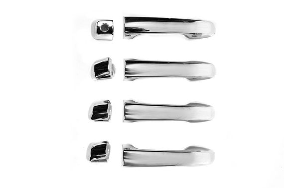 Дверні ручки в зборі 2015-2023 (Хром, 4 шт) для Toyota Land Cruiser Prado 150