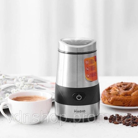 Электрическая кофемолка измельчитель, Кофемолка с функцией измельчения зерен для эспрессо WL-11 | Зображення 7