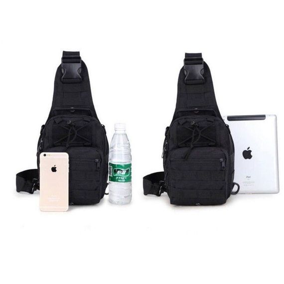 Тактический походный военный рюкзак, Прочный рюкзак, Нагрудна сумка кобура, Рюкзак мужской тактический | Зображення 1