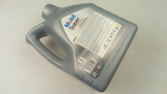Олива моторна 5W-40 синтетична MOBIL Super 3000 X1 4 л. (152061) | Зображення 1