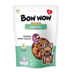 Лакомство для собак "Bow wow" Dental снеки, здоровые зубы и десна, 60 гр
