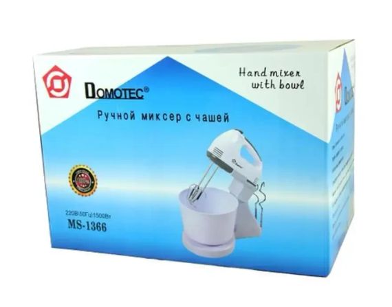 Міксер з чашею Domotec MS 1366 | Зображення 5