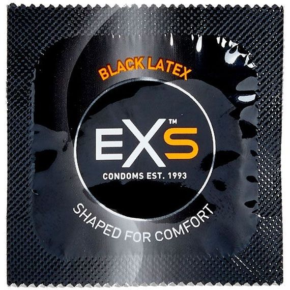 Набір чорних презервативів латексних Exs BLACK (ціна за 10 шт.) | Зображення 1