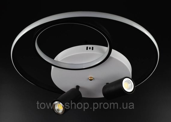 Люстра потолочная LED K011/2-led Черный 15х50х50 см.