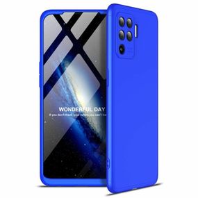 Чохол GKK 360 градусів для Oppo Reno 5 lite колір Синій