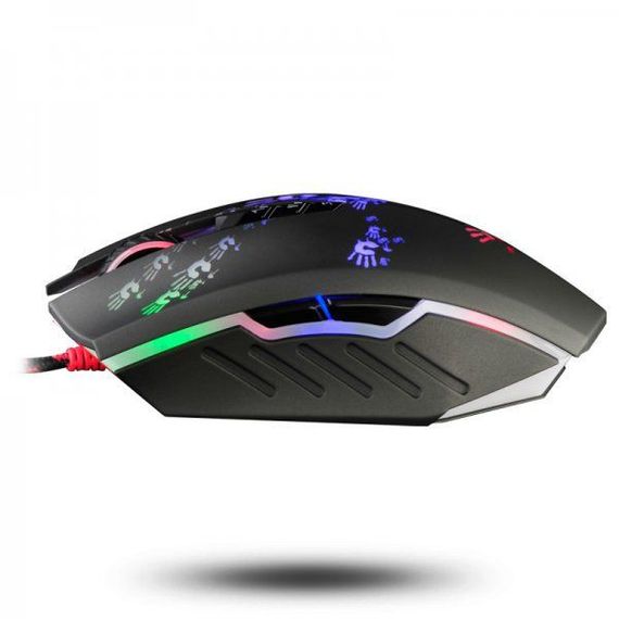 Миша ігрова A4-Tech Bloody A60 Activated, Gaming, металеві ніжки, чорна | Зображення 2