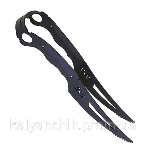 >Щипці для вугілля кальяну 2х2 Hookah Вlack Knife | Зображення 1