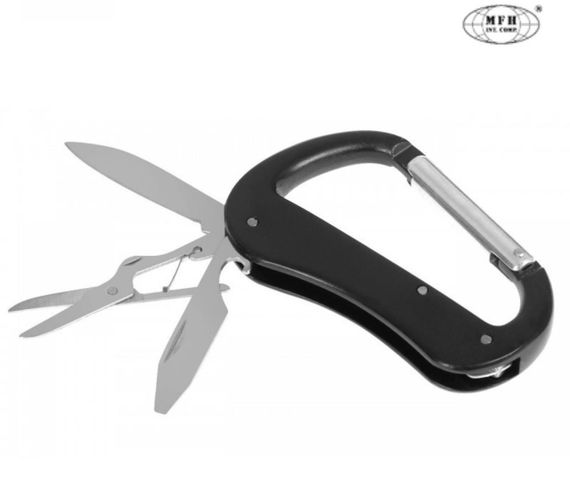 Туристичний набір ножів MFH Knife Set with LED , чорний | Зображення 3