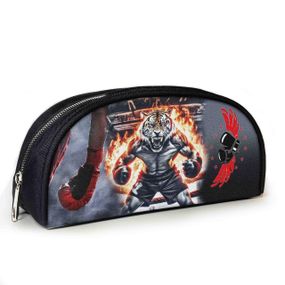 Пенал школьный с принтом Бокс 23х10х8 см с принтом для мальчика (3861)