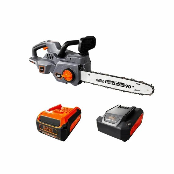 Пила ланцюгова акумуляторна GTM CS56/1800BL KIT (35 см, 19 м/с, BL, 56 В, 1.8 кВт, комплект)
