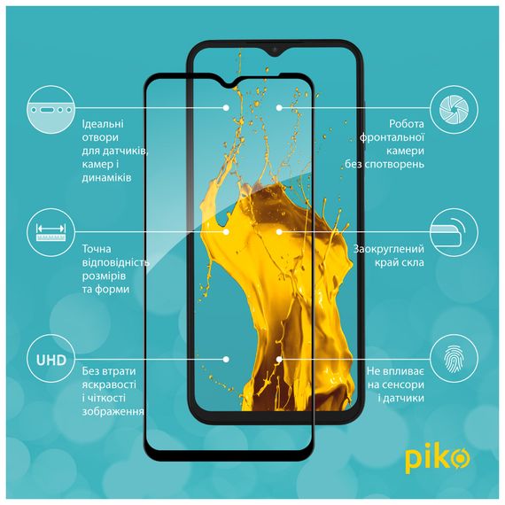Скло захисне Piko Full Glue Samsung M13 (1283126544965) | Зображення 2