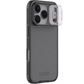 Карбонова накладка Nillkin CamShield Pro Apple iPhone 17 Pro (6.3") Transparent black