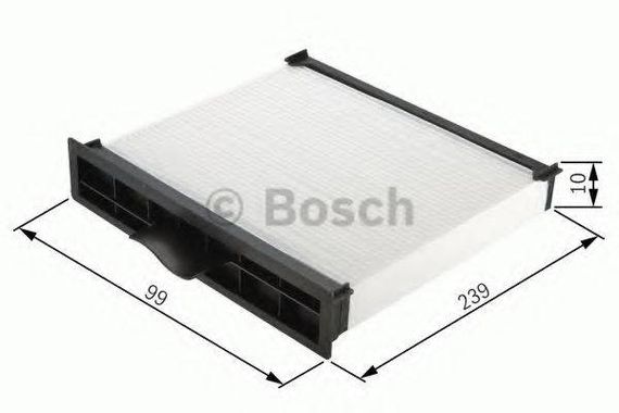 Фільтр салону HYUNDAI ACCENT II 00-06, GETZ 02-09 (2шт.) (вир-во Bosch) BOSCH 1987432161 на HYUNDAI CLICK (TB)