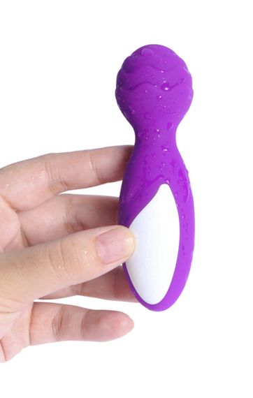 Вібромасажер Dilianni mini massager 10 режимів вібрації фіолетовий Sex Aura | Зображення 2