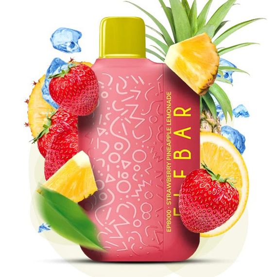 Elf Bar EP8000 смак Полунично-Ананасовий Лимонад (Strawberry Pineapple Lemonade) (ws52187-9)