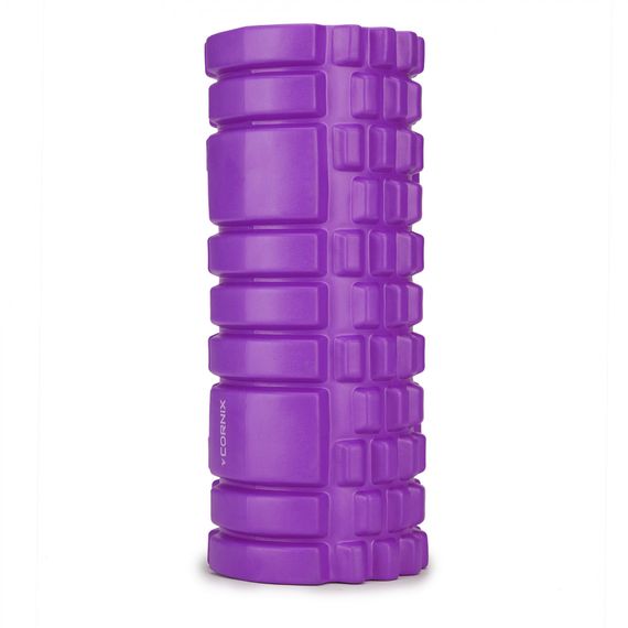 Масажний ролик Cornix EVA 33 x 14 см (валик, ролер) XR-0032 Violet | Зображення 1