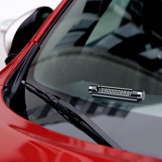 Паркувальна карта Baseus Temporary Parking Number Card Чорна