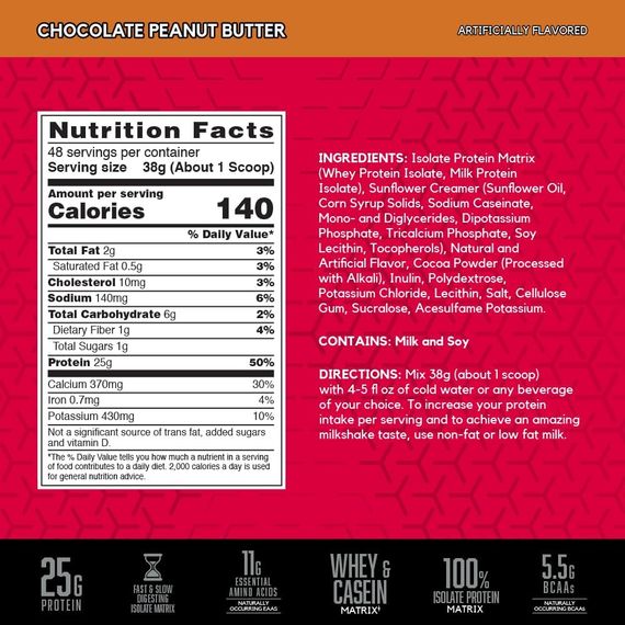 Протеїн BSN Syntha-6 Isolate 1.8 kg (Chocolate peanut butter) | Зображення 1