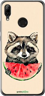 Чохол на Huawei Nova 3 Єнотик з кавуном "4605u-1535-2448"