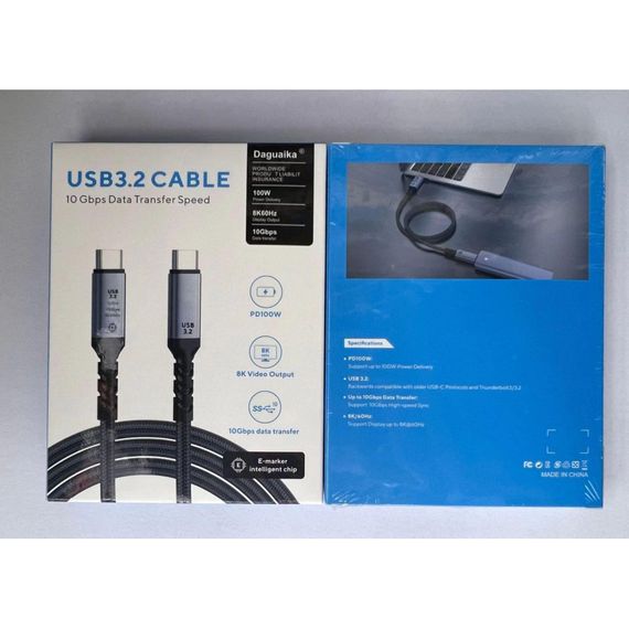Дата кабель USB-C to USB-C 1.2m Pulsing Fast Charging 240W USB4.0 XoKo (XK-SC-2-240W) | Зображення 1