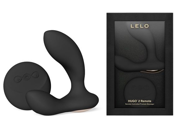 Масажер простати LELO Hugo 2 Remote Black, 2 мотори, дуже потужний, пульт ДК | Зображення 1