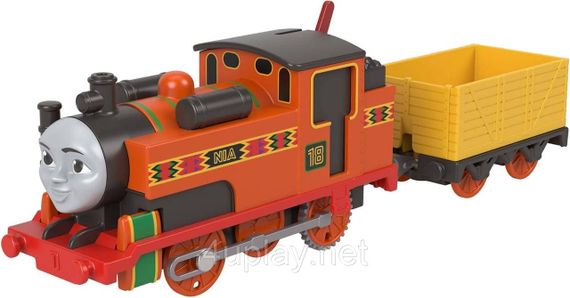 Классический моторизованный поезд Ния из юбилейной серии к 80-летию Thomas & Friends Оригинал Fisher-Price | Зображення 1