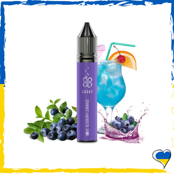 Жидкость для самозамеса Lucky Blueberry Lemonade 30 мл (5%) Лакки солевая заправка для вейпа сигарет